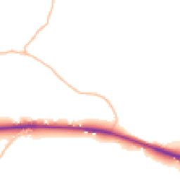 Daytime road noise heatmap for SN11 9LR