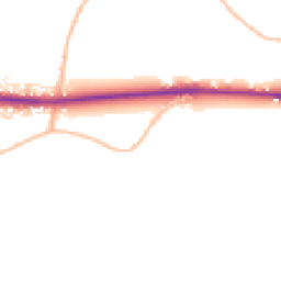 Daytime road noise heatmap for SN11 9NE