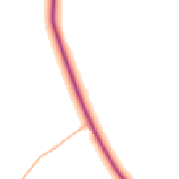 Daytime road noise heatmap for SN11 9PG