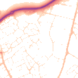 Daytime road noise heatmap for SN11 9QH