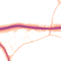 Daytime road noise heatmap for SN11 9QY