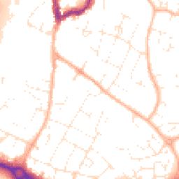 Daytime road noise heatmap for SN12 6AB