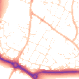 Daytime road noise heatmap for SN12 6AF