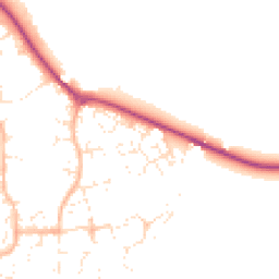 Daytime road noise heatmap for SN12 6AQ