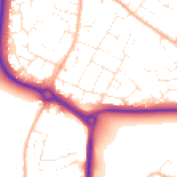 Daytime road noise heatmap for SN12 6AS