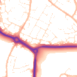 Daytime road noise heatmap for SN12 6AT