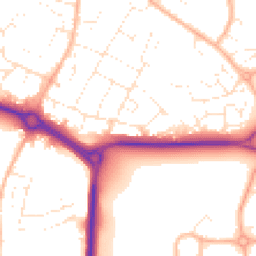 Daytime road noise heatmap for SN12 6AU