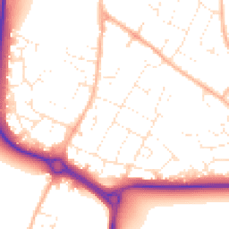 Daytime road noise heatmap for SN12 6AW