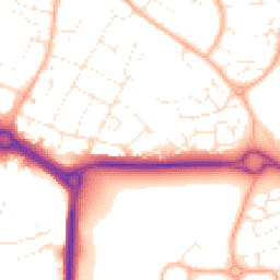 Daytime road noise heatmap for SN12 6AX