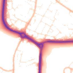 Daytime road noise heatmap for SN12 6AY
