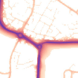Daytime road noise heatmap for SN12 6AZ