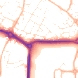 Daytime road noise heatmap for SN12 6BB