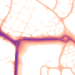Daytime road noise heatmap for SN12 6BD