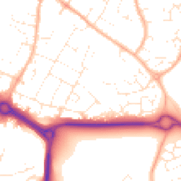 Daytime road noise heatmap for SN12 6BE