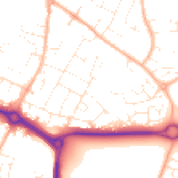 Daytime road noise heatmap for SN12 6BL