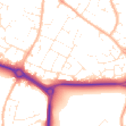 Daytime road noise heatmap for SN12 6BN