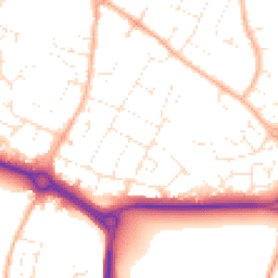 Daytime road noise heatmap for SN12 6BP