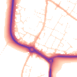 Daytime road noise heatmap for SN12 6DG
