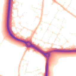 Daytime road noise heatmap for SN12 6DH