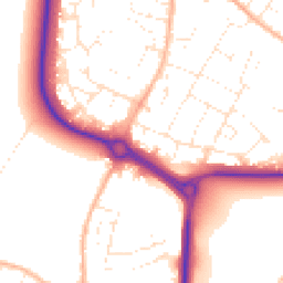 Daytime road noise heatmap for SN12 6DJ
