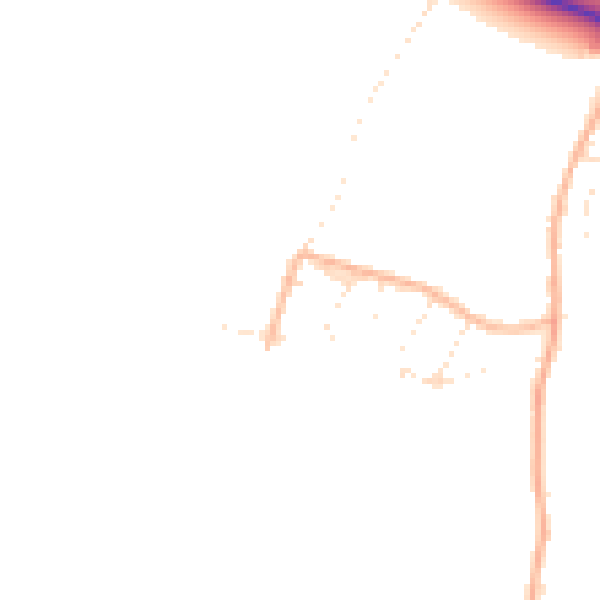 Daytime road noise heatmap for SN12 6ER