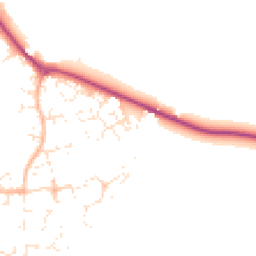 Daytime road noise heatmap for SN12 6ET