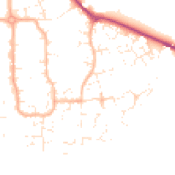 Daytime road noise heatmap for SN12 6FA