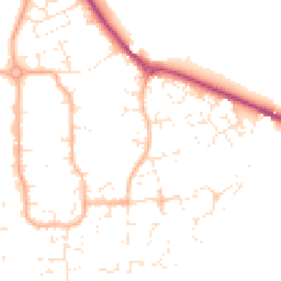 Daytime road noise heatmap for SN12 6FQ