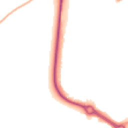 Night-time road noise heatmap for SN12 6JP