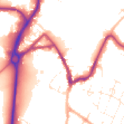 Daytime road noise heatmap for SN12 6LL