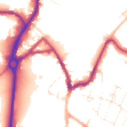 Daytime road noise heatmap for SN12 6LP