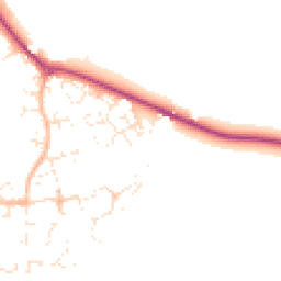 Daytime road noise heatmap for SN12 6LW