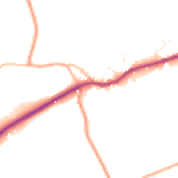 Daytime road noise heatmap for SN12 6NN