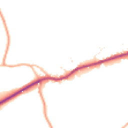 Daytime road noise heatmap for SN12 6NP