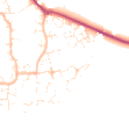 Daytime road noise heatmap for SN12 6QS