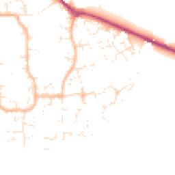 Daytime road noise heatmap for SN12 6QY
