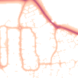Daytime road noise heatmap for SN12 6SF