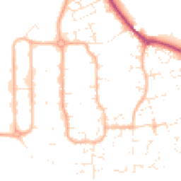 Daytime road noise heatmap for SN12 6TD