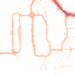 Daytime road noise heatmap for SN12 6UA