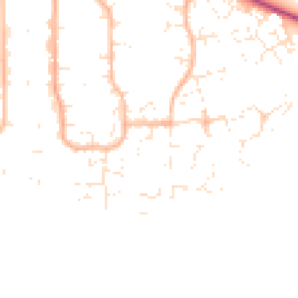 Daytime road noise heatmap for SN12 6UH