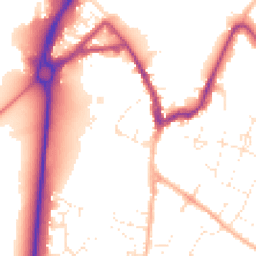 Daytime road noise heatmap for SN12 6US