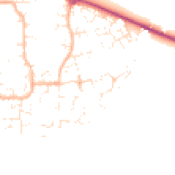 Daytime road noise heatmap for SN12 6XA