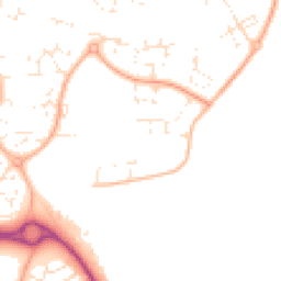 Daytime road noise heatmap for SN12 6XJ