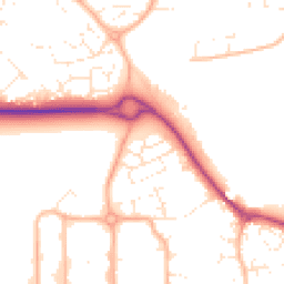 Daytime road noise heatmap for SN12 6XZ