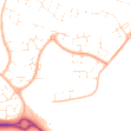 Daytime road noise heatmap for SN12 6ZJ
