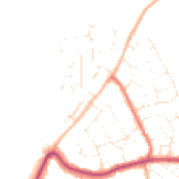 Daytime road noise heatmap for SN12 7AF