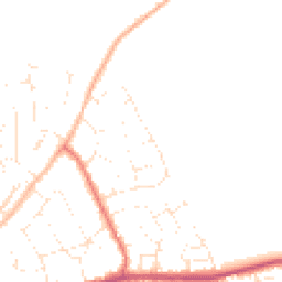 Daytime road noise heatmap for SN12 7HP
