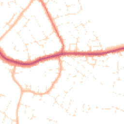 Daytime road noise heatmap for SN12 7HS