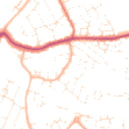 Daytime road noise heatmap for SN12 7HY