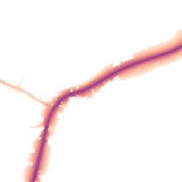Daytime road noise heatmap for SN12 7PZ
